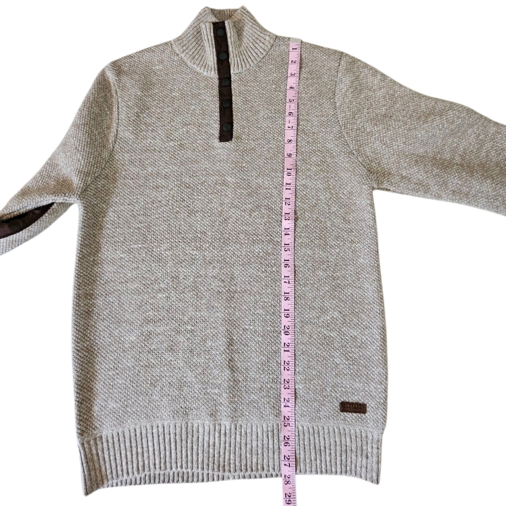 Buffalo David Bitton Men's Weebery Fleece Lined Button Up Sweater Medium - Picture 7 of 14